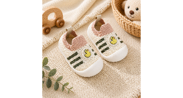 Baby Anti-Slip Shoes – Veilig & Comfort – Kinder Schoenen Eend / Bruin / 29 (3–4 jaar) | Educatief Speelgoed