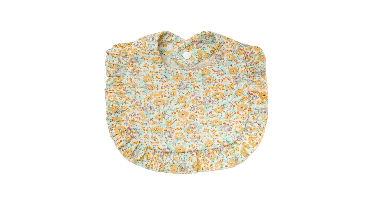 BabyBloom – Schattig & Comfortabel – Baby Slabbetje met Ruffle Rand Muntbloesem | Educatief Speelgoed
