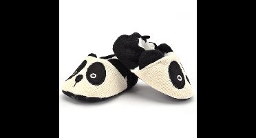 Mini Fashion™ - Anti-slip Zolen - Slofjes Panda / 18 (12-18 maanden) | Educatief Speelgoed