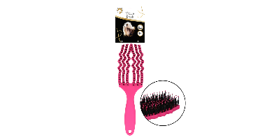 Excellent Horse Wave Brush Roze