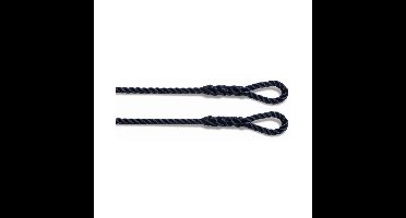 U-Rope Fenderlijn 10 mm x 2 m met 10 cm oogsplits navy (2 stuks)