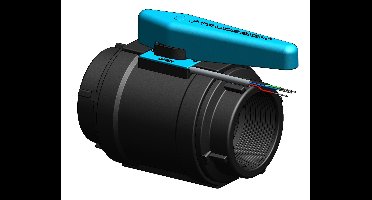 TruDesign Kogelkraan 50 mm (2 inch) BSP schroefdraad met sensor kunststof
