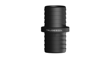 TruDesign Verbinder 1 inch terugslag klep zwart kunststof voor schoon water