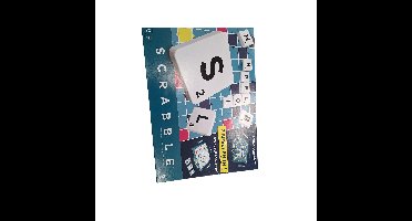 Spel scrabble mattel met houtblokjes