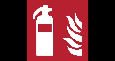 Pictogram djois brandblusser 200x200mm rd