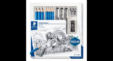 Potlood staedtler schetsset 12dlg