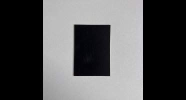 Folie 74x105 mm zwart - krijtfolie A7