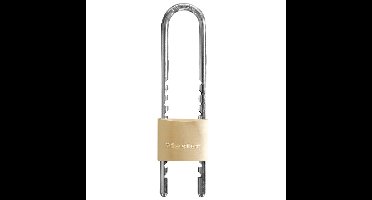 Hangslot masterlock verstelbaar messing 50mm