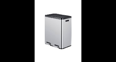 Pedaalemmer eko essential recycler 2x30liter rvs