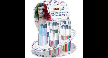 Display leeg bic tbv 4kleuren balpen