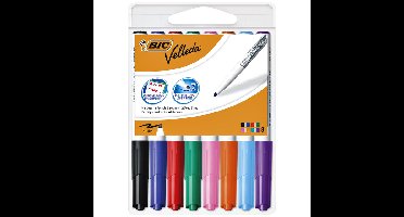 Whiteboardmarker bic 1748 rond m assorti | 6 stuks