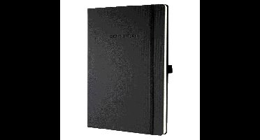 Notitieboek sigel conceptum pure a4+ lijn zwart