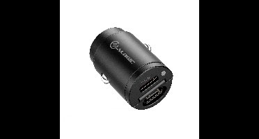 Alogic Rapid Power 2-port mini USB-C car charger (30W) - Black