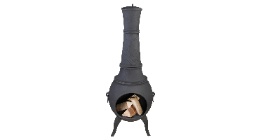 Esschert Design: Tuinhaard 150cm - Zwart -
