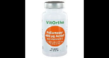 Foliumzuur 400 μg Actief met vitamine B12