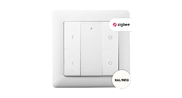 EcoDim Draadloze Zigbee schakelaar voor 2 groepen