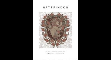 Kunstdruk Harry Potter - Gryffindor 30x40cm