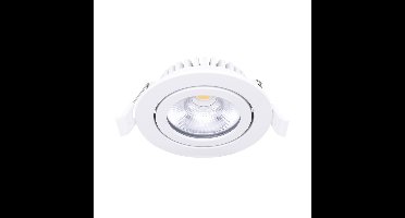 Noxion LED Kantelbaar Slim Spot Wit 6W 550lm - 930 Warm Wit | Zaagmaat 75mm - IP54 - Beste Kleurweergave