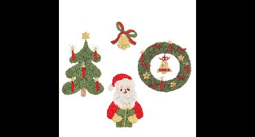 Rico Design Stick & Stitch set - Santa