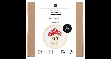 Rico Design borduurpakket - kruissteek paddenstoel