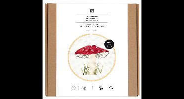 Rico Design borduurpakket - kruissteek vliegenzwam