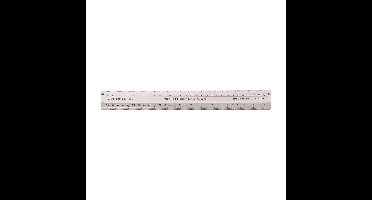Vaessen Creative veiligheidsliniaal - aluminium - 30 cm