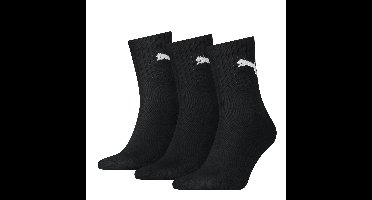 Puma Short Crew Sokken 3-Pack Zwart - Maat 47/49 - Kleur: Zwart | Soccerfanshop