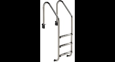 IDEAL Standaard RVS zwembadtrap 3 treden - AISI 304