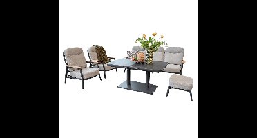 Alassio Sofa Loungeset Antraciet Trestino - Trestino