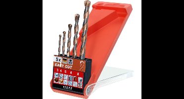 Allesboorset 3-8 mm easy cut 5dlg KWB - Kwb