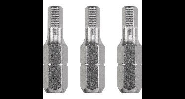 Schroefbit 25 mm hex 4 mm 3st KWB - Kwb