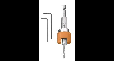 Opsteek-verzinkborenset HSS hardhout 4.0 mm kaart KWB - Kwb