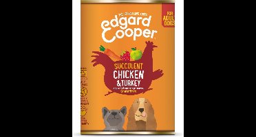 Hond blik kip 400g Edgard & Cooper - Edgard en cooper