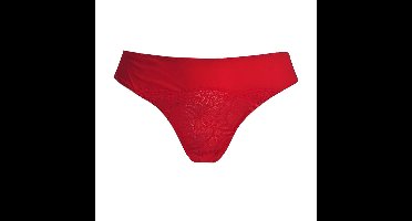 Parah lingerie dames zijden Brazilian rood H 4020
