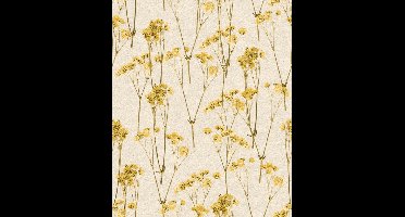 Decoprint Herbarium Behang met katoentakken - HE27242