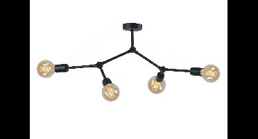 Nowodvorski Plafondlamp Twig L 79 cm H 54 cm zwart