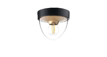 Nowodvorski Buitenlamp Nook Ø 18 cm goud zwart