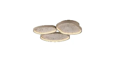 Just Light Plafondlamp Moonbraker 3 lichts L 65 cm beige