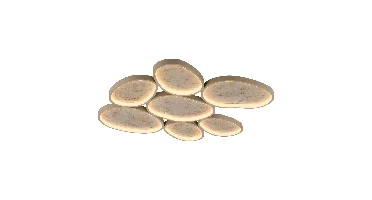 Just Light Plafondlamp Moonbraker 7 lichts L 90 cm beige
