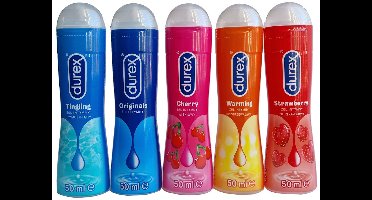 Durex Play Pack Glijmiddel 5 X 50ml