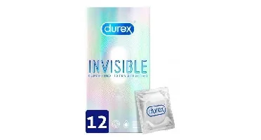 Durex Invisible Ultra Dunne Condooms 12 stuks