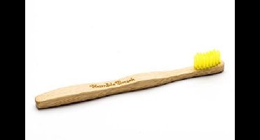 The Humble Co Tandenborstel bamboe kids geel brush soft 1 Stuks