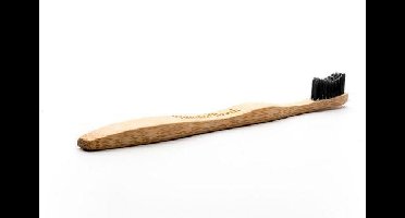The Humble Co Tandenborstel bamboe adult zwart brush soft 1 Stuks