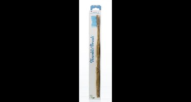The Humble Co Tandenborstel bamboe medium blauw 1 Stuks