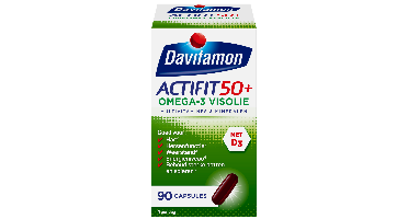 Davitamon Actifit 50+ omega 3 90 Capsules