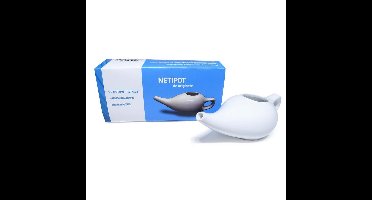 Ayurveda Health Neti pot aardewerk wit 1 Stuks