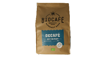 Biocafe Coffee pads caffeinevrij bio 36 Stuks