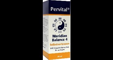 Pervital Meridian balance 4 zelfvertrouwen 30 Milliliter