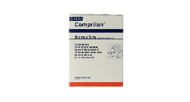 Comprilan Korte rek zwachtel 5m x 8cm 1 Stuks