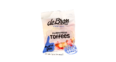 De Bron Fruit toffee suikervrij 90 Gram